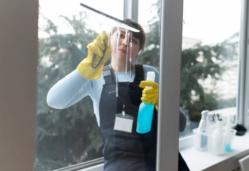 Nettoyage de vitres intérieures et extérieures à Arné